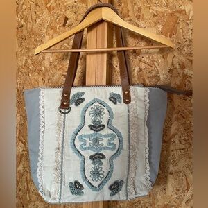 Myra Tote Bag Willow Stream